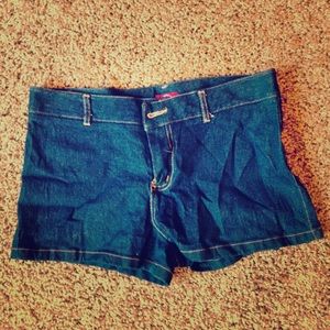 Vintage Dickies denim shortie shorts - size 11